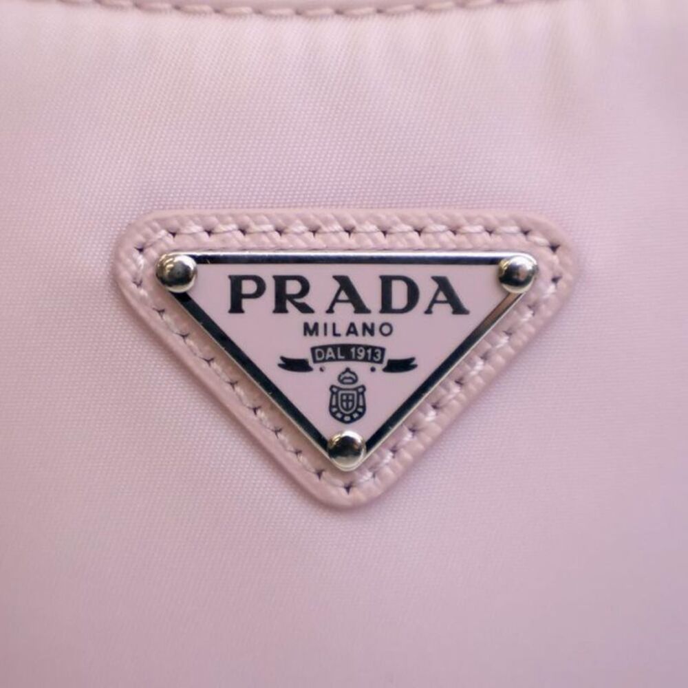 Pre Loved prada ReEdition 2005 Shoulder Bag Women Pink Satchel - Picture 6 of 8